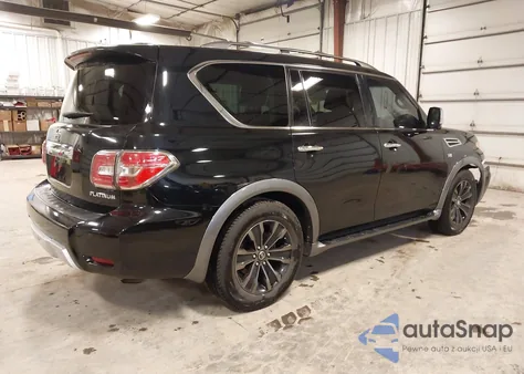 2017 Nissan Armada Platinum z USA, uszkodzony, nr VIN JN8AY2NEXH9707812